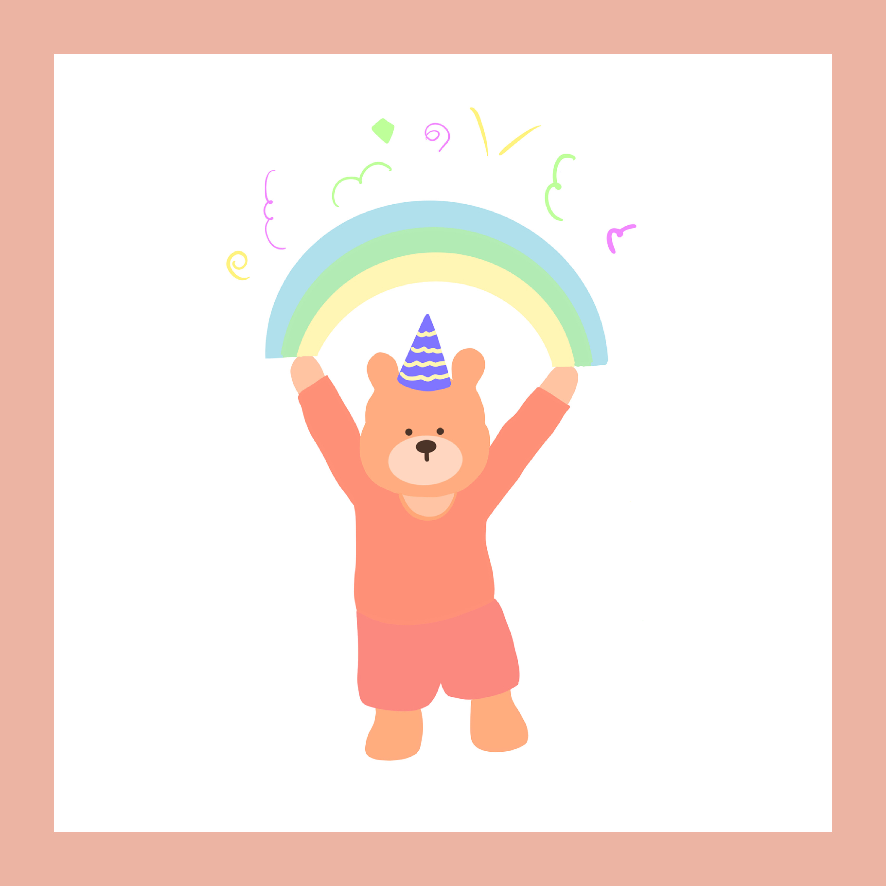 贴纸2 dailylike 小熊 韩风原创