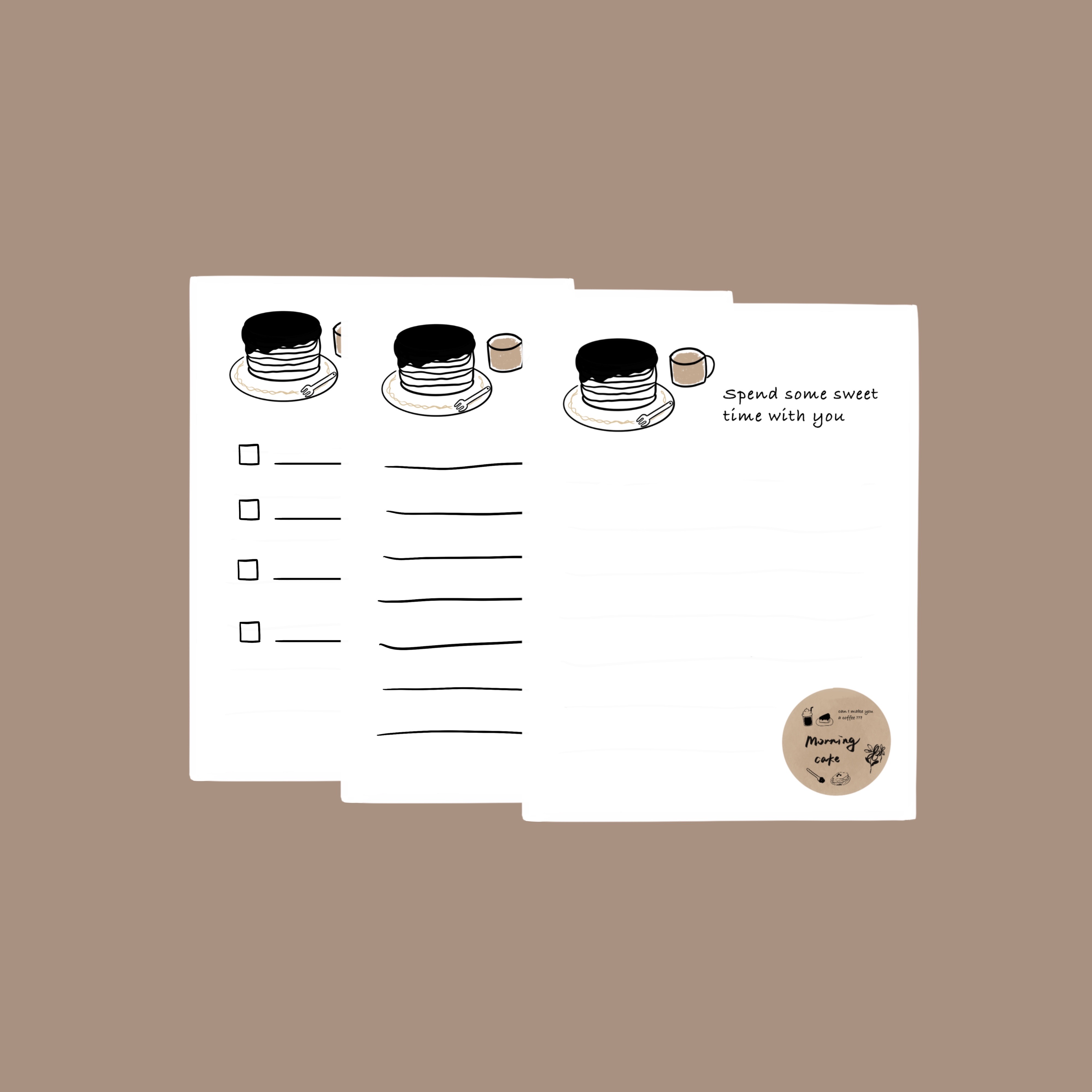 贴纸/便签6 "烘焙乐园"