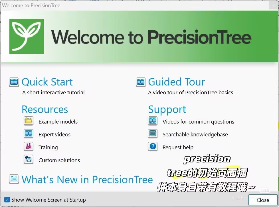 Excel决策树插件Precision Tree