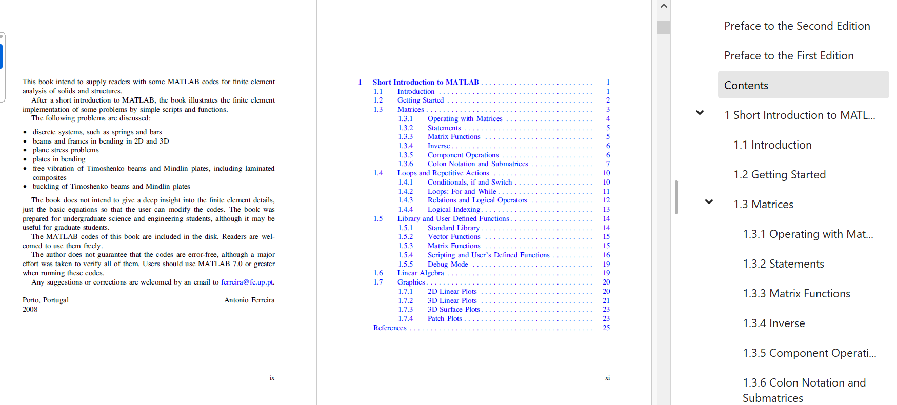 MATLAB Codes for Finite Element Analysis(by A.J.M. Ferreira)