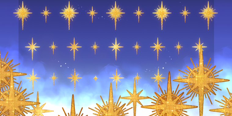 金色十字星芒系列 2-csp笔刷