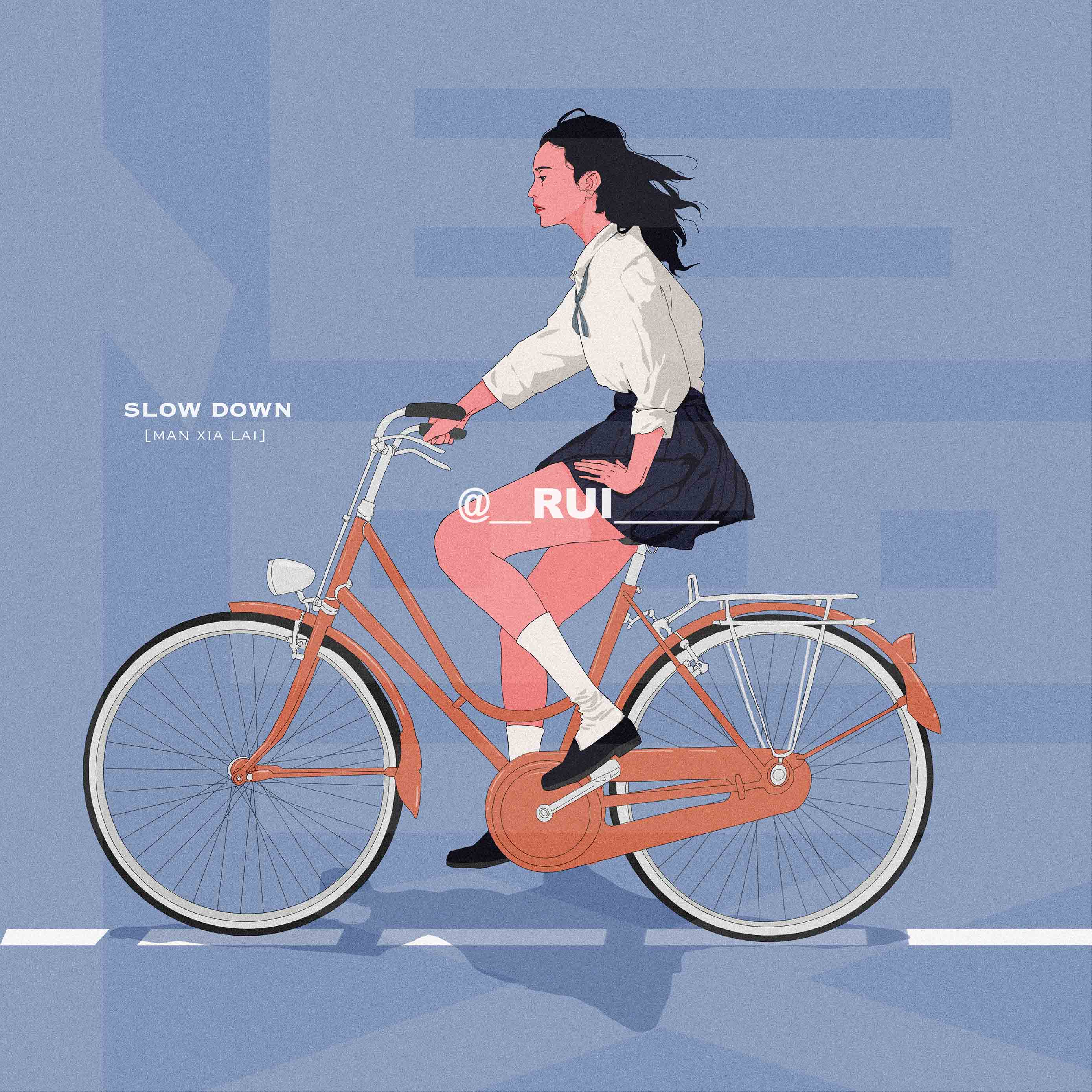 插图-单车少女