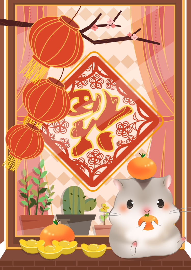 2020鼠年插画素材(文件大小:5g)